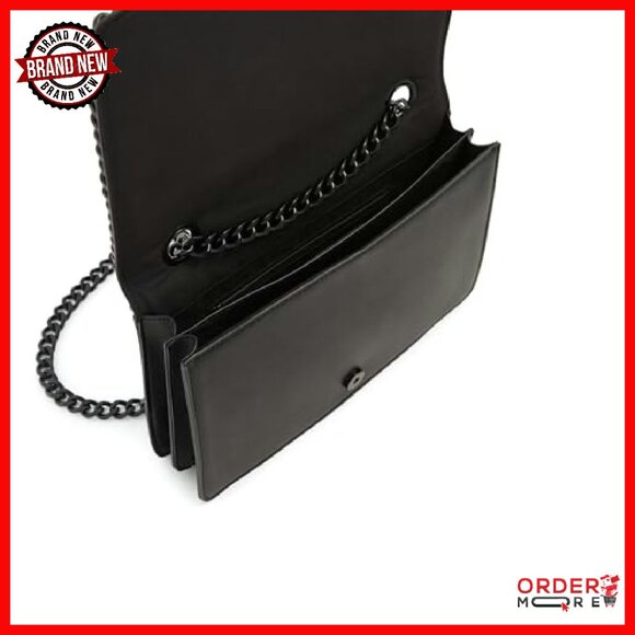 Medium Synthetic Crossbody Bag with 2 Compartments, Versatile Day to Night - Picture 7 of 8